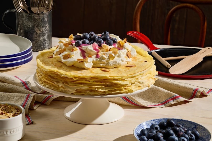 Almond Cream Crepe Cake​